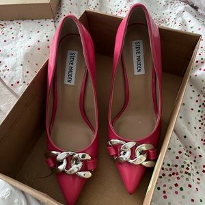 Brand new in box hot pink Steve Madden stilettos